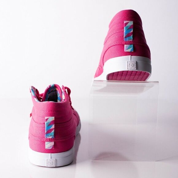 DC Evan Hi Sp Kids Youth Raspberry Skateboard Shoe - Picture 6 of 9